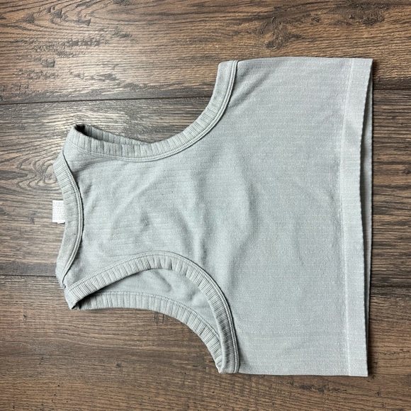 Forever 21 Light Gray Ribbed Top - Picture 4 of 4